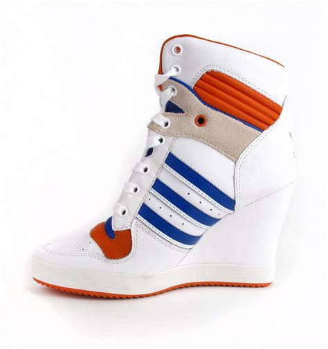 adidas original blue collection wedges